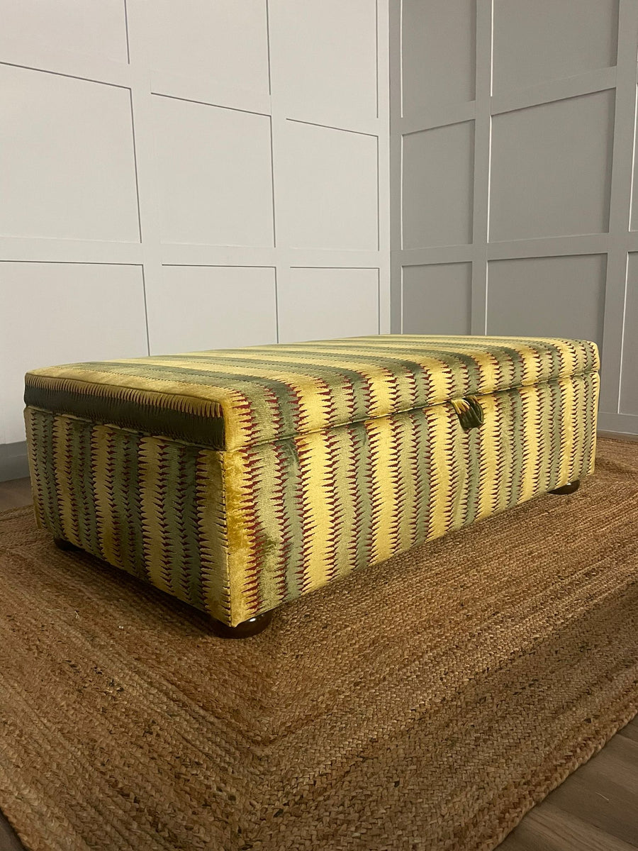 Bespoke Nora Storage Ottoman Footstool In Any Fabric