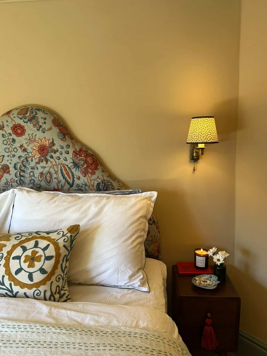 Beckie Upholstered Fabric Headboard