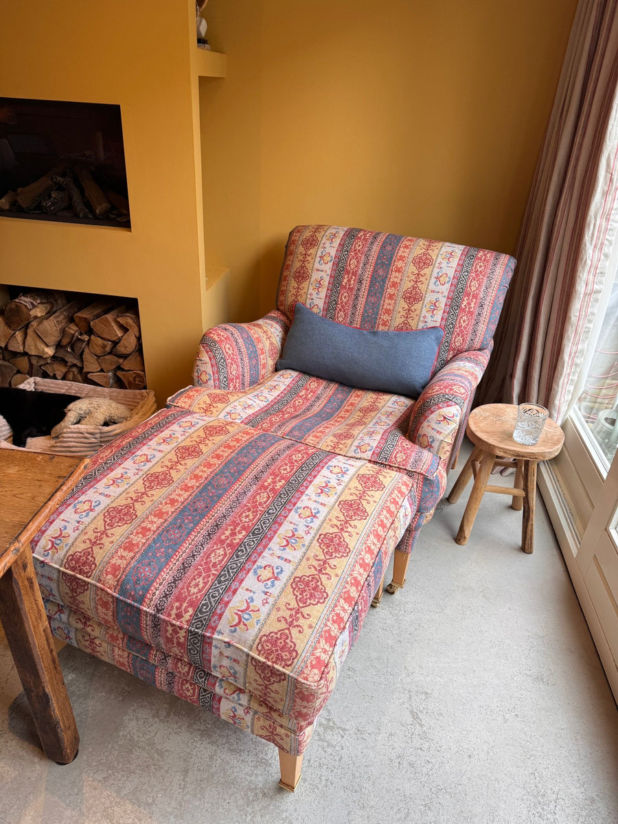 Christine Full Feather Footstool For The Christine Armchair