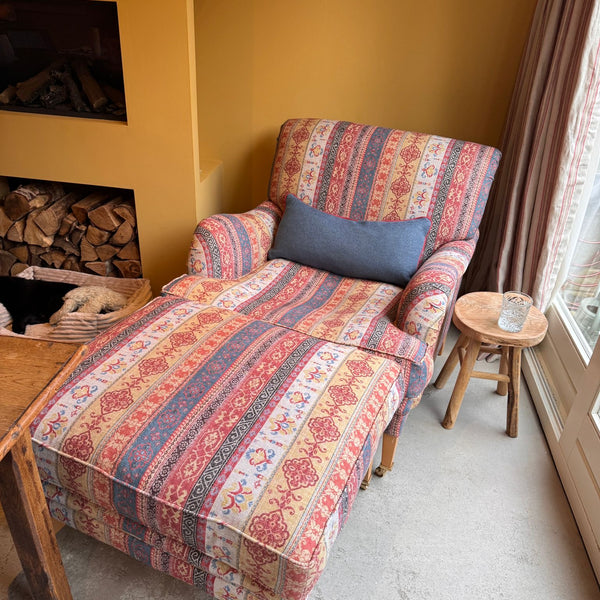 Christine Full Feather Footstool For The Christine Armchair