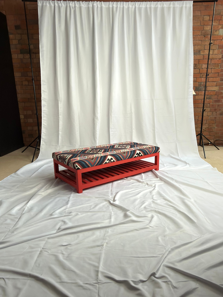 Morris & Co/ Farrow and ball, Florence slatted ottoman