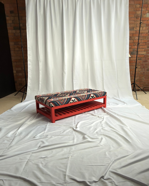 Morris & Co/ Farrow and ball, Florence slatted ottoman
