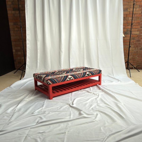 Morris & Co/ Farrow and ball, Florence slatted ottoman