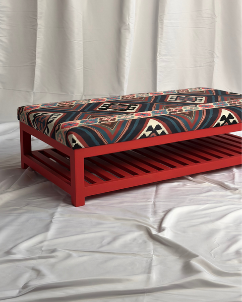 Morris & Co/ Farrow and ball, Florence slatted ottoman