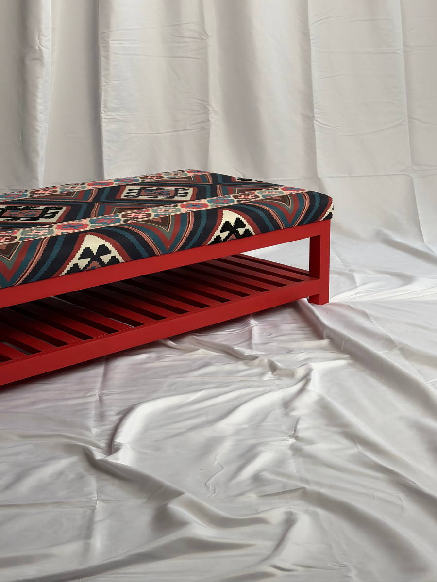Morris & Co/ Farrow and ball, Florence slatted ottoman