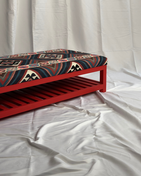 Morris & Co/ Farrow and ball, Florence slatted ottoman