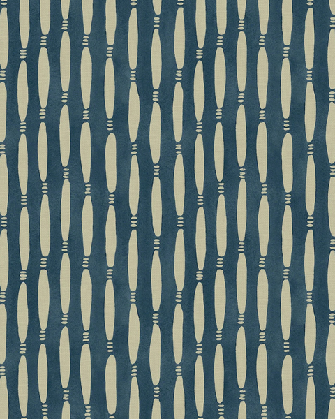 Bryher in Linwood Smocked in Blue