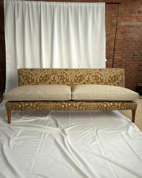 220cm Emily banquette in Sanderson Topiary