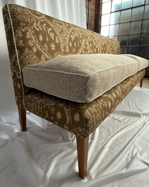 220cm Emily banquette in Sanderson Topiary
