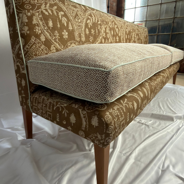 220cm Emily banquette in Sanderson Topiary