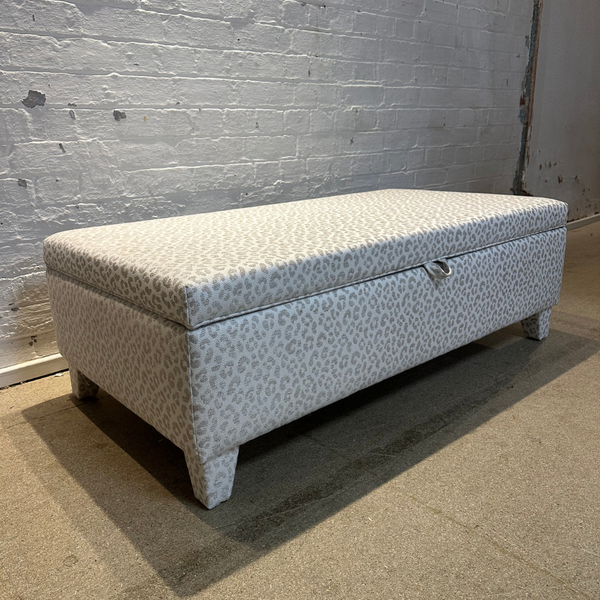 Grace Storage Ottoman in Andrew Martin Wildcat storm