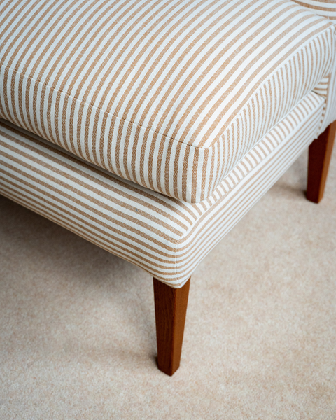 Caramel Emily Banquette available in 3 sizes Off The Roll