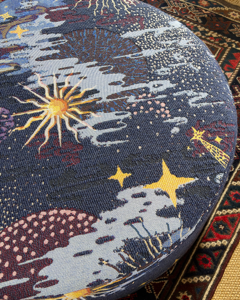Ottoman Emelia sur mesure dans n'importe quel tissu