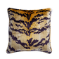 Square tiger print cushion