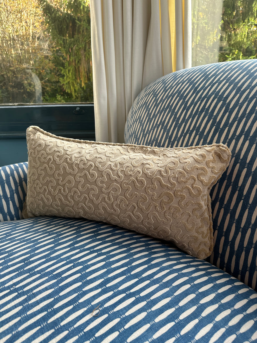 Schumacher mini bolster cushion