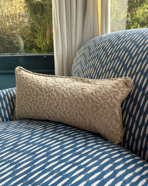 Schumacher mini bolster cushion