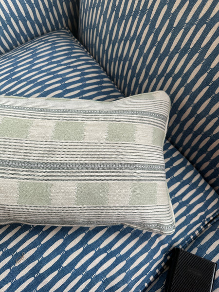 Lost and found mini bolster cushion