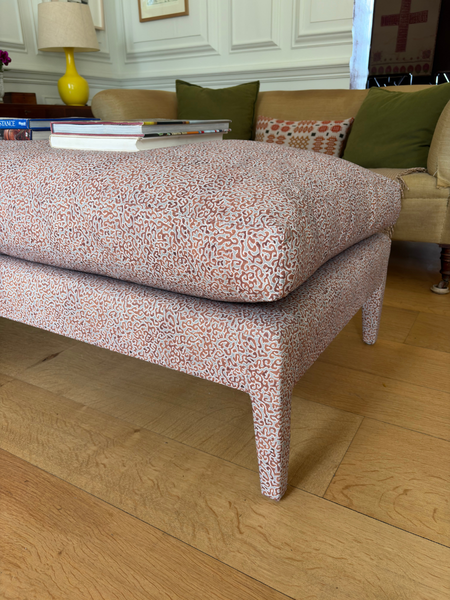 Evie ottoman in Franquemont Java in Rust