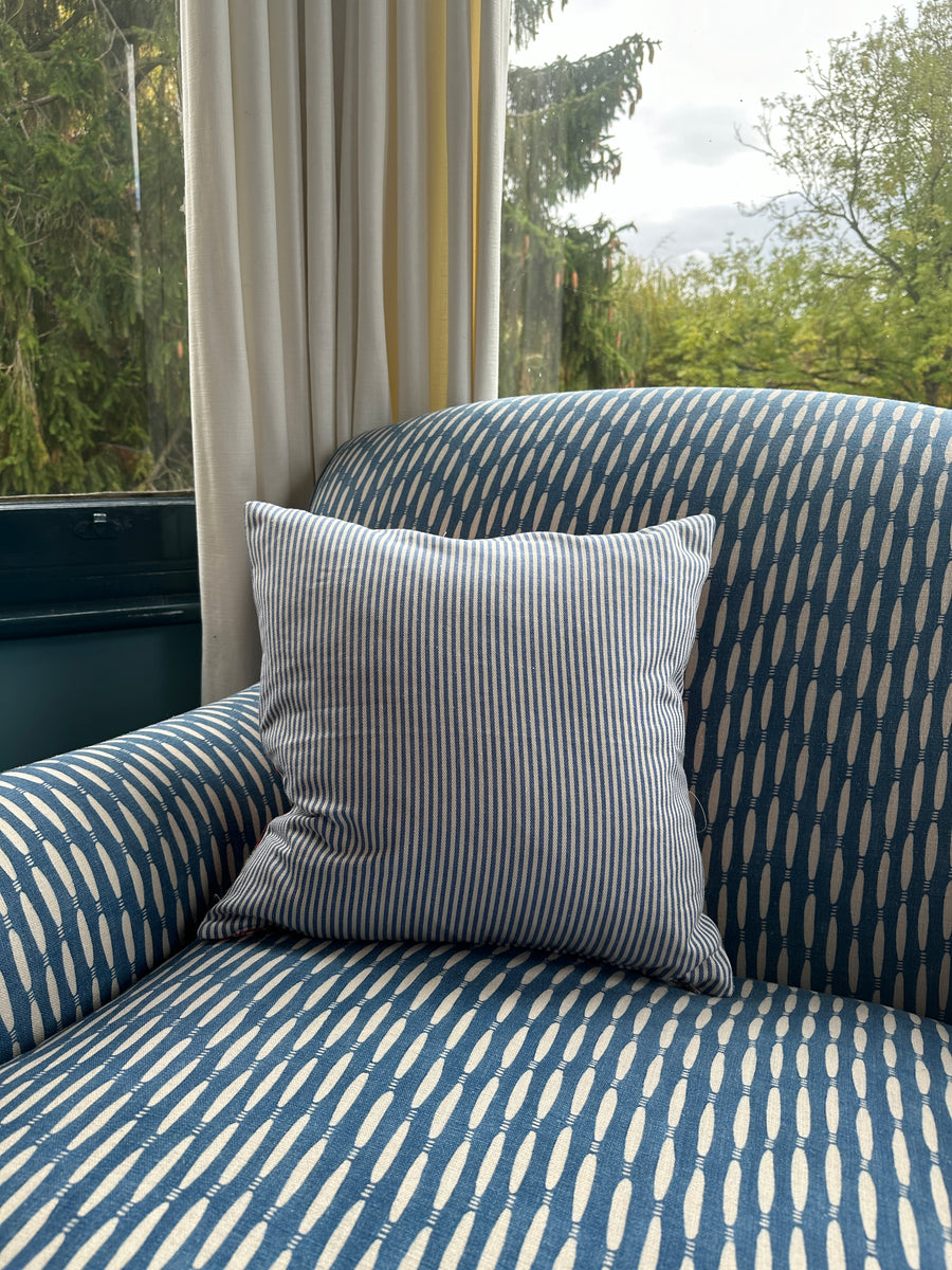 Colefax & fowler cushion with stripe back