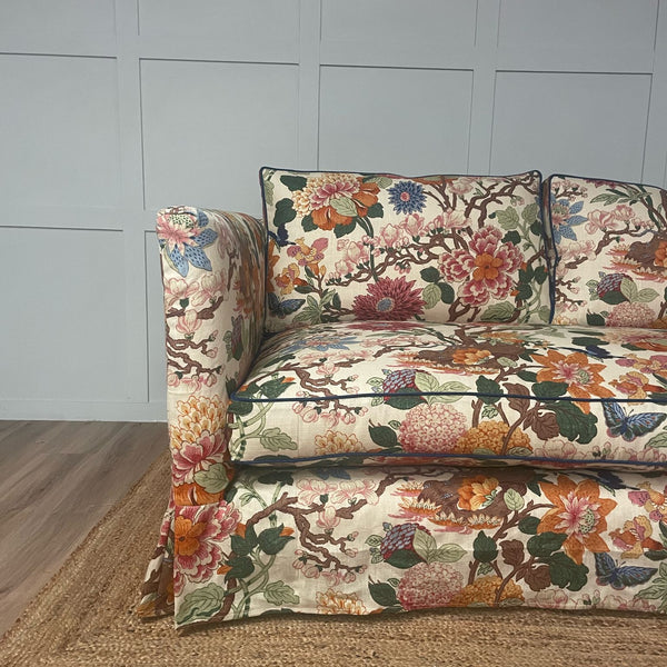 Handmade Charlotte Sofa with Loose Cover