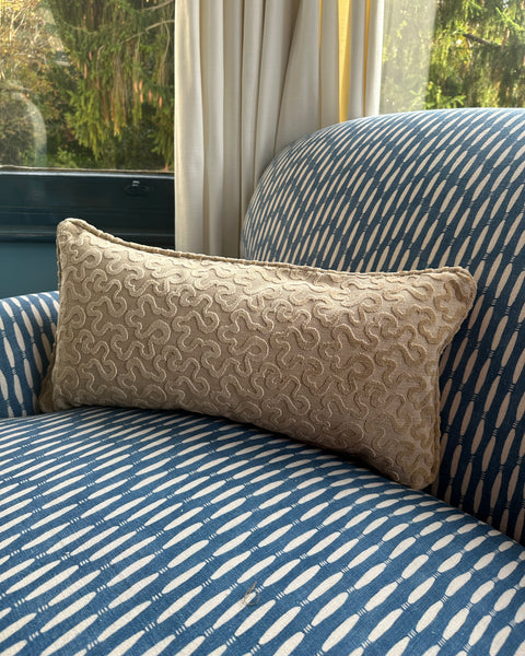 Schumacher mini bolster cushion