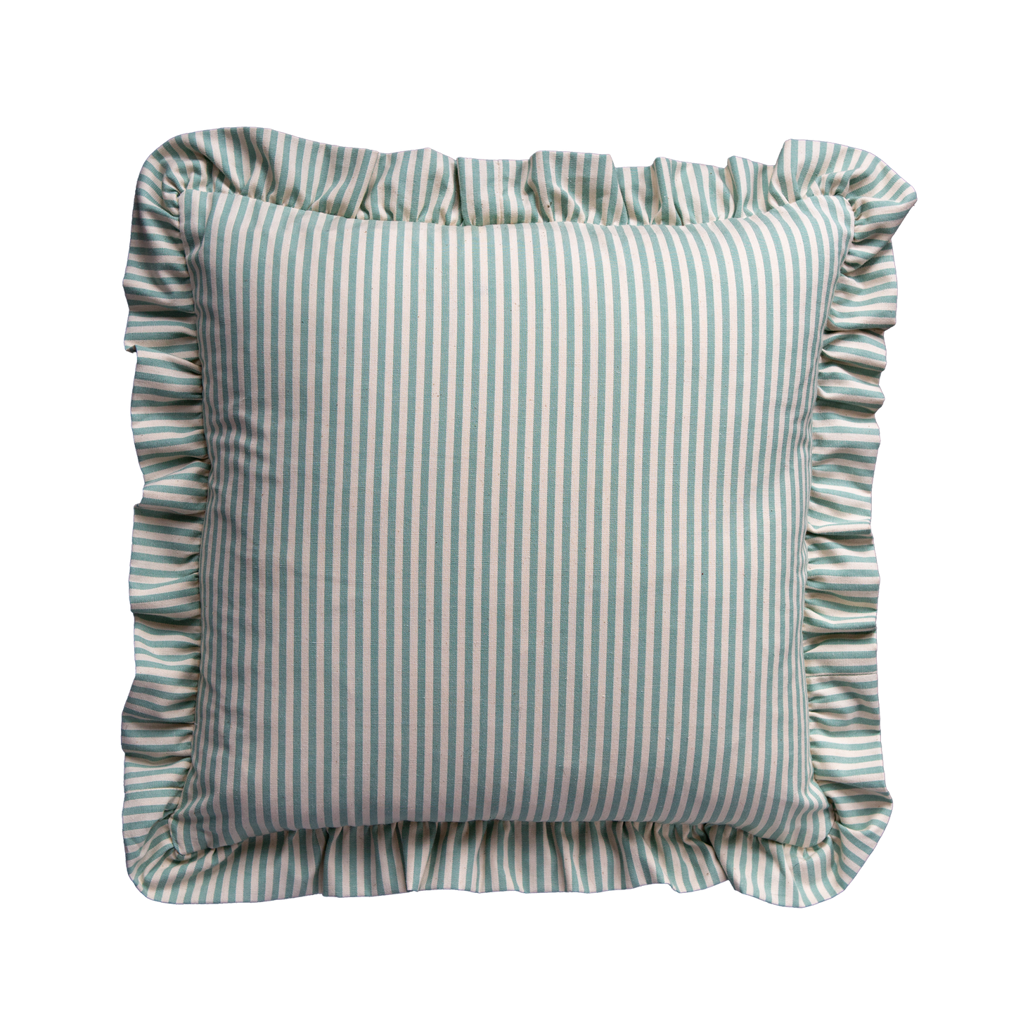 The Striped Frill Square Cushion | 5 colours