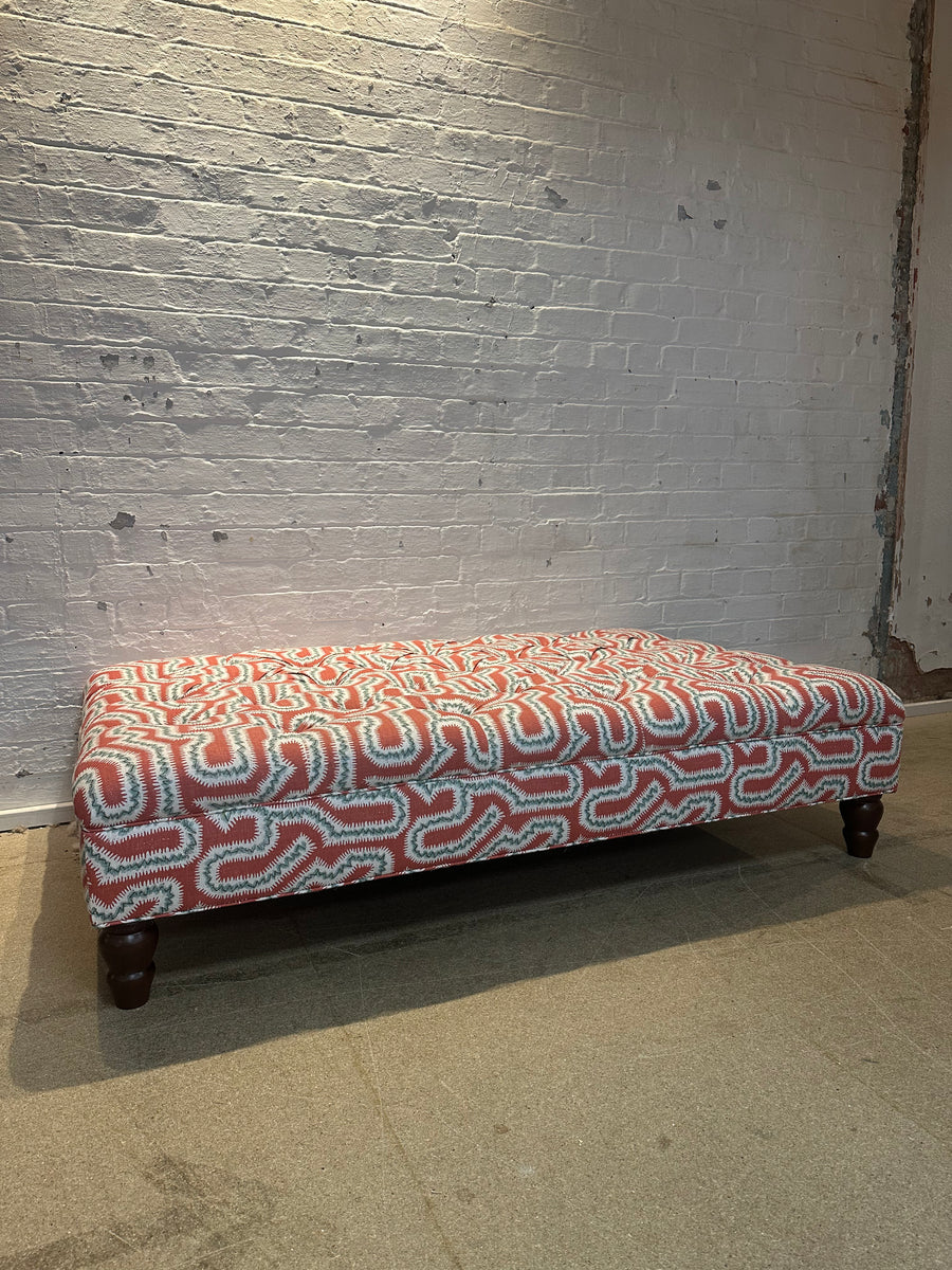 Bespoke Rebecca Buttoned Ottoman Footstool