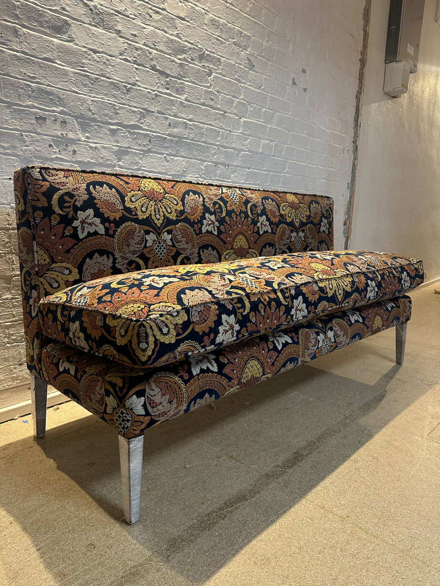 180cm Zoffany Pomegranate Velvet Embroidery Emily