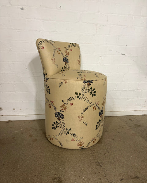 Sandy Dressing Table Stool in Robert Kime Cornflowers