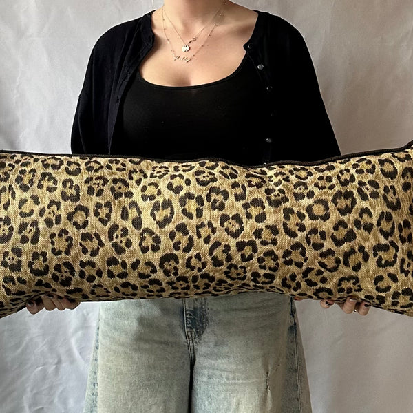Leopard Bolster 90 x 35 cm