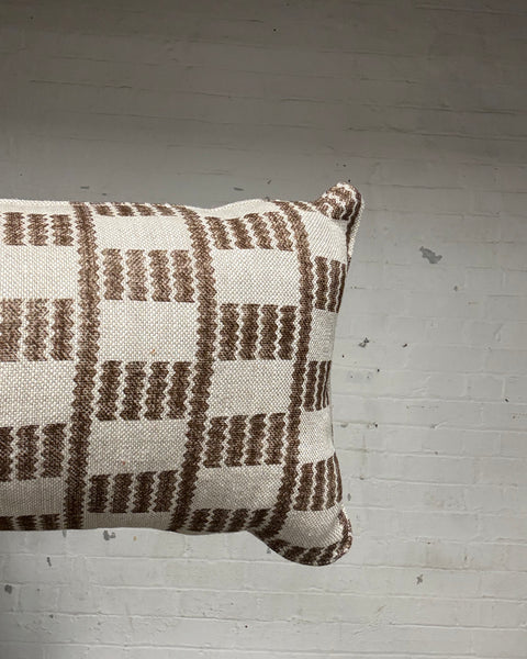 Bolster Cushion 90x35cm in Fermoie - Cove