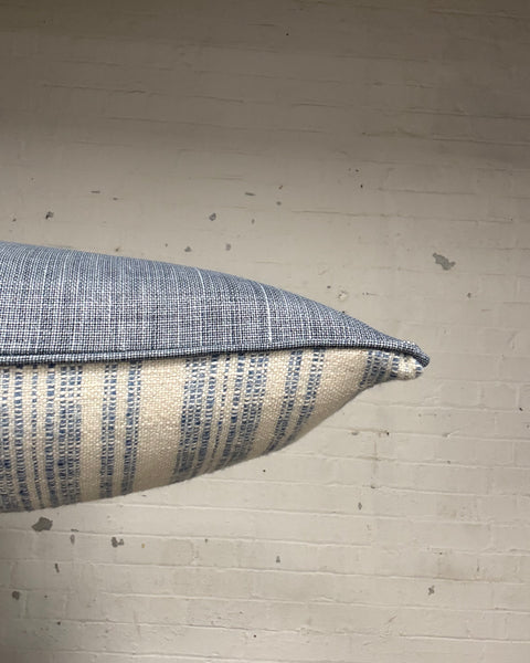 Bolster Cushion 90x35cm in Christopher Farr - Japura in denim