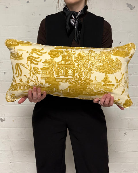 Mini bolster 60 x 30cm in Beata Heuman - Willow in pollen