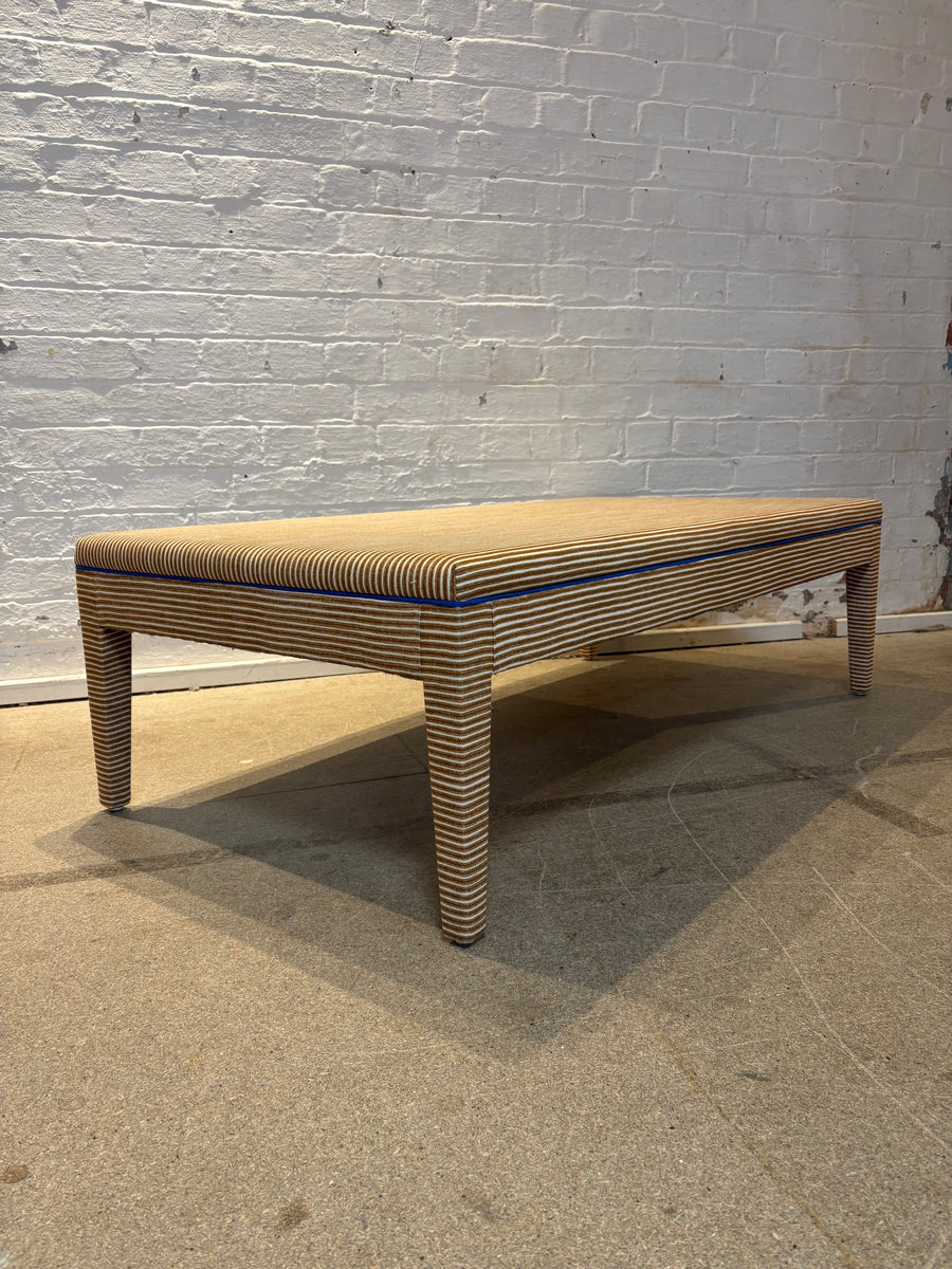 Fermoie - Poulton stripe - Honey ottoman