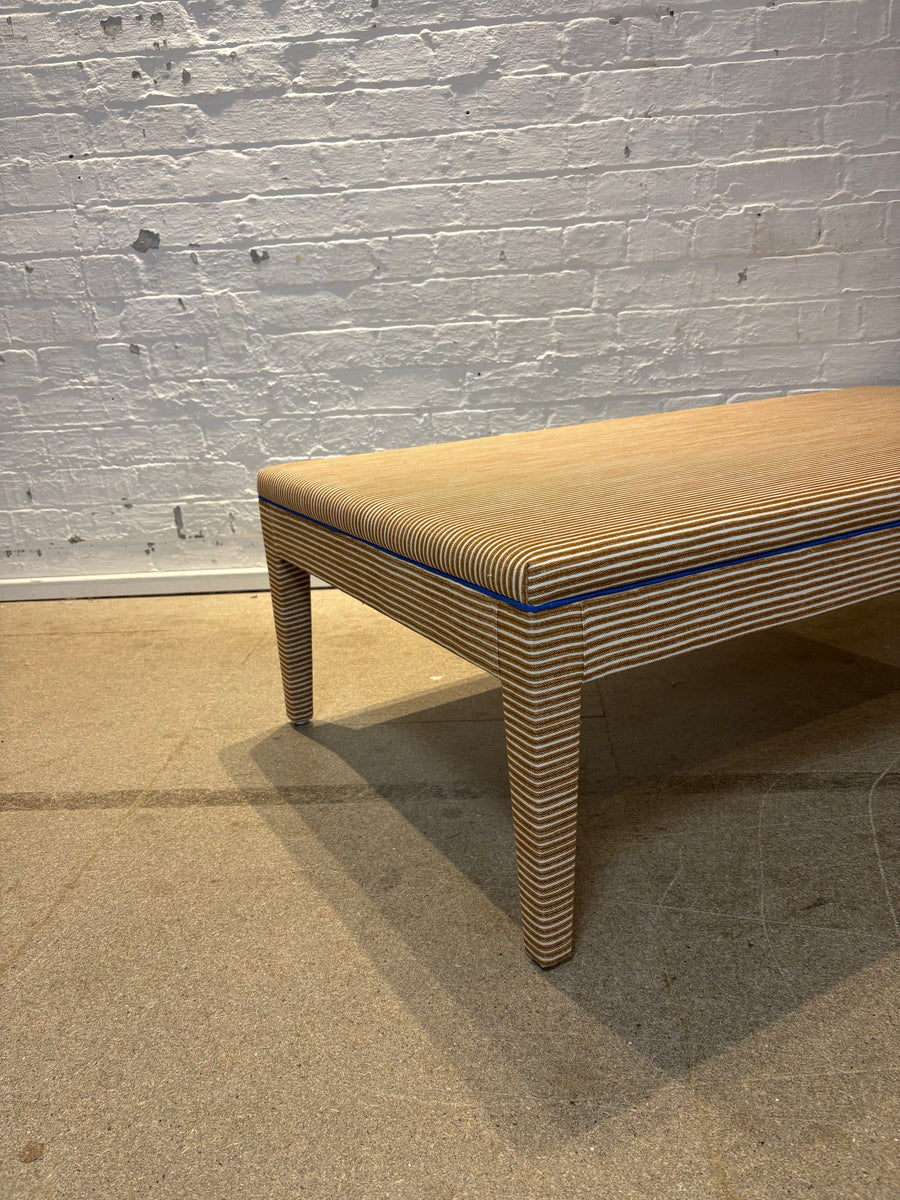 Fermoie - Poulton stripe - Honey ottoman