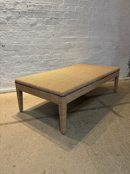 Fermoie - Poulton stripe - Honey ottoman