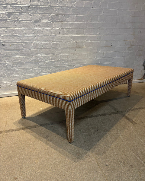 Fermoie - Poulton stripe - Honey ottoman