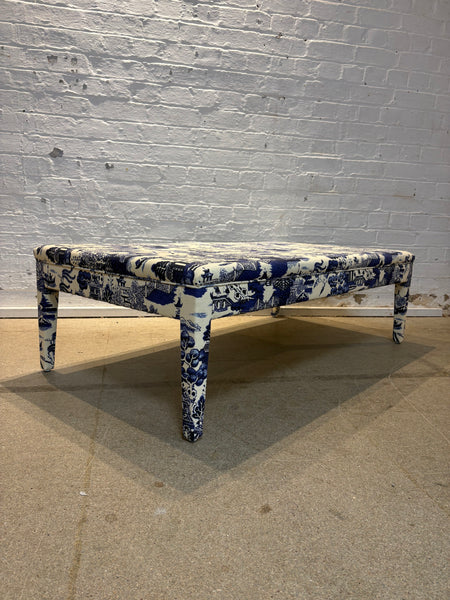 Beata Heuman Willow Ink - Honey ottoman