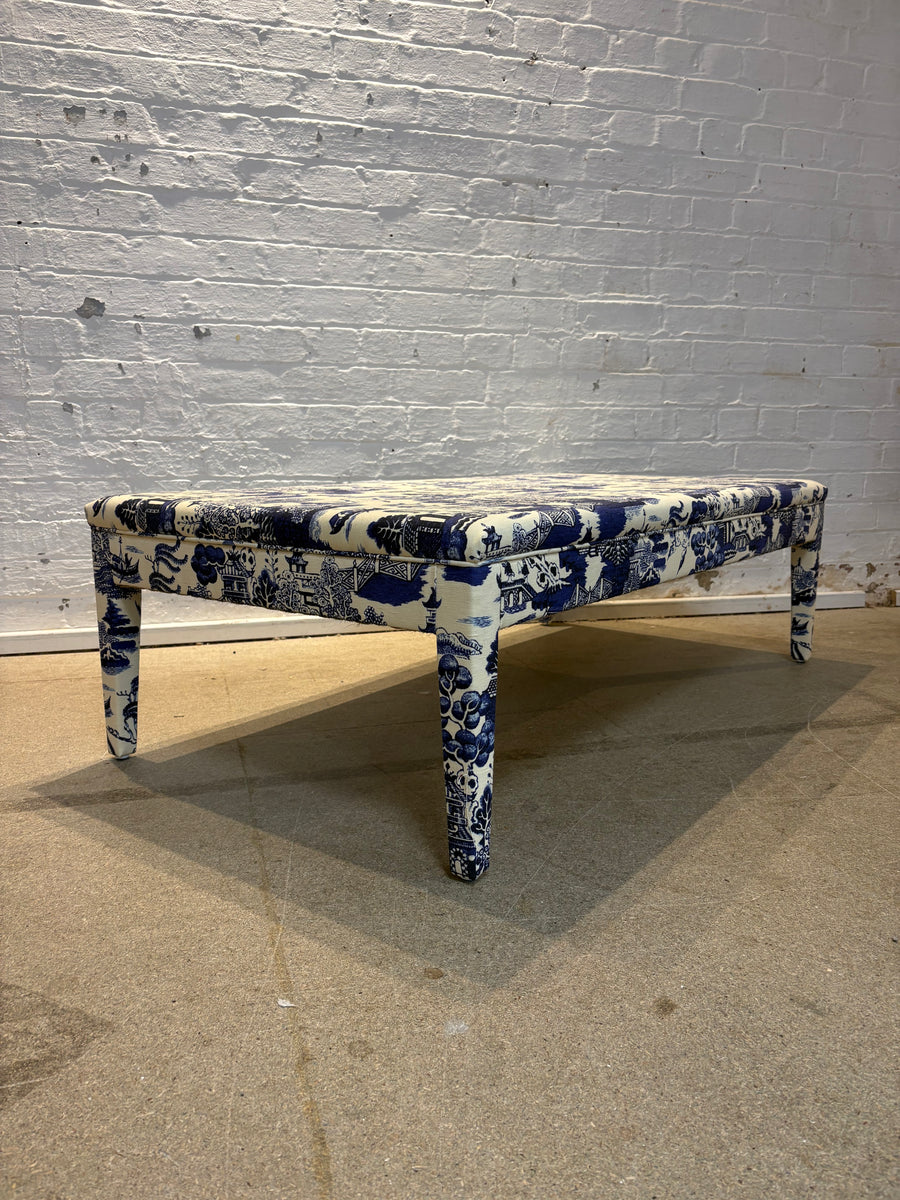 Beata Heuman Willow Ink - Honey ottoman