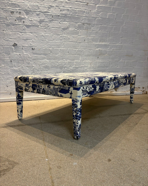 Beata Heuman Willow Ink - Honey ottoman