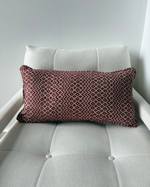 Mini bolster 60 x 30cm in Sanderson Cheslyn Red