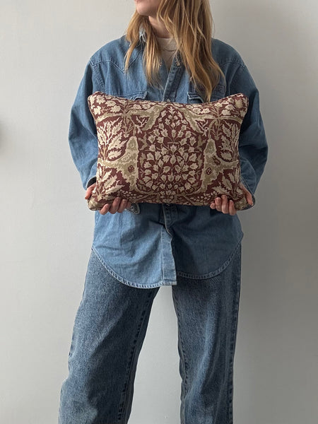 Lumbar cushion in Lewis and Wood Alhambra 30 x 40cm