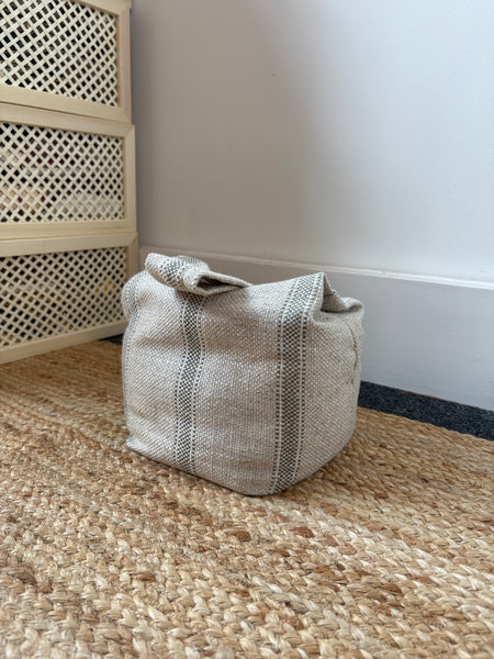 Door Stop - Ian Mankin, Forfar stripe in Sage