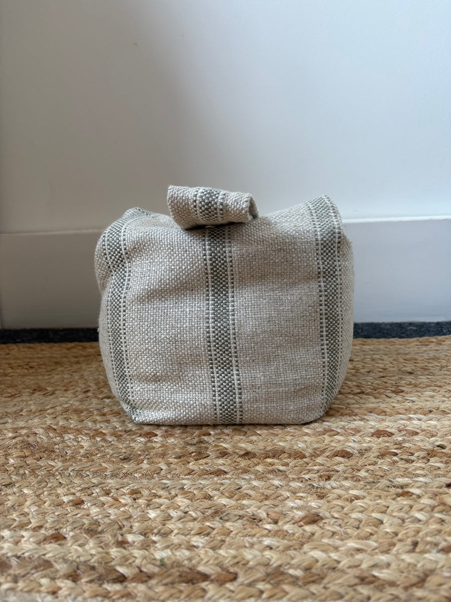 Door Stop - Ian Mankin, Forfar stripe in Sage