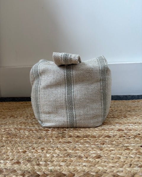 Door Stop - Ian Mankin, Forfar stripe in Sage
