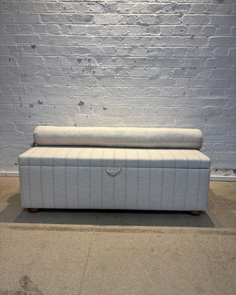 Evelyn Storage Ottoman Seat In Any Fabric
