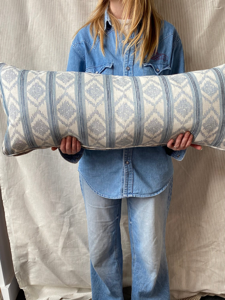 Bolster cushion 90 x 35cm in GP&J Baker Burford stripe