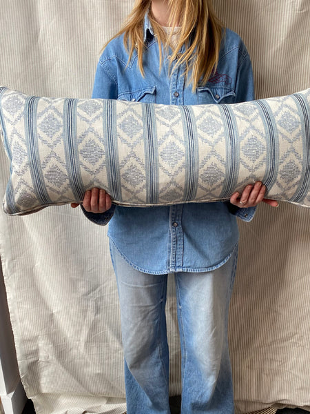 Bolster cushion 90 x 35cm in GP&J Baker Burford stripe