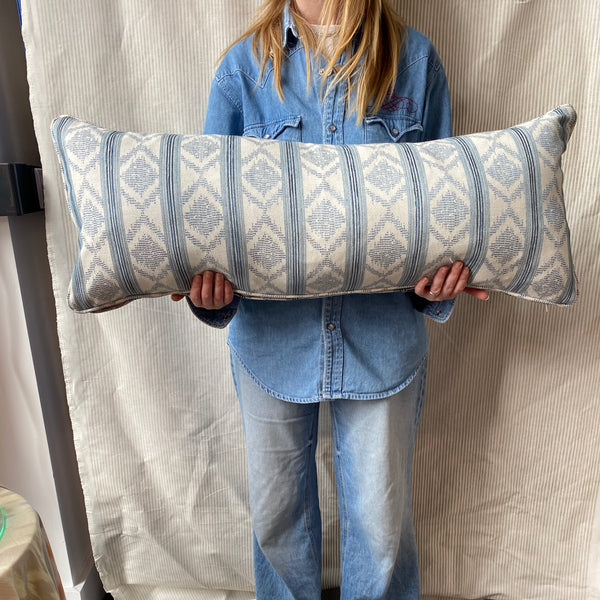 Bolster cushion 90 x 35cm in GP&J Baker Burford stripe
