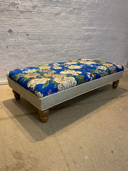 Bryher ottoman in Sanderson and Fermoie